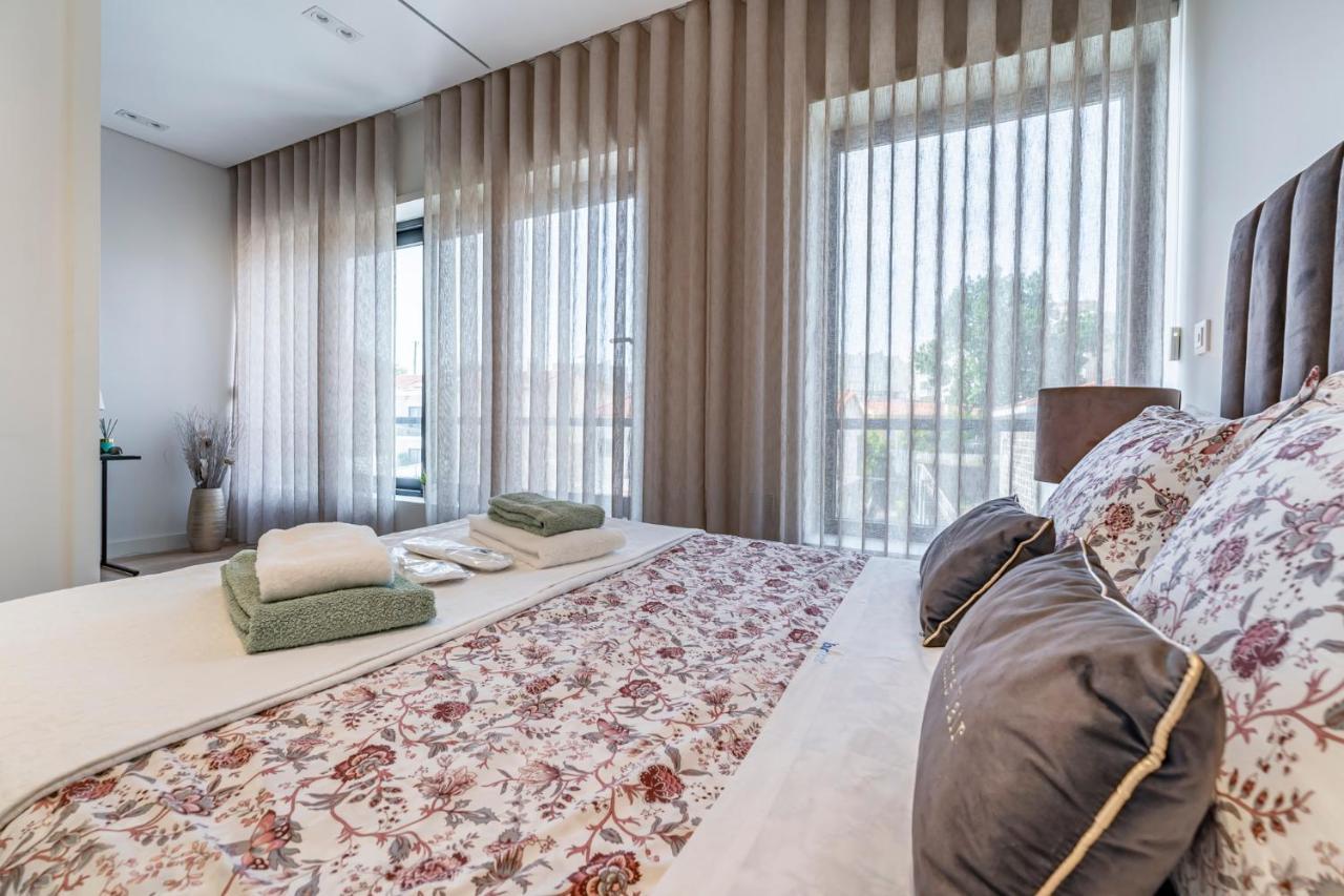 ポルトAntas Park Flat With Poolアパートメント エクステリア 写真